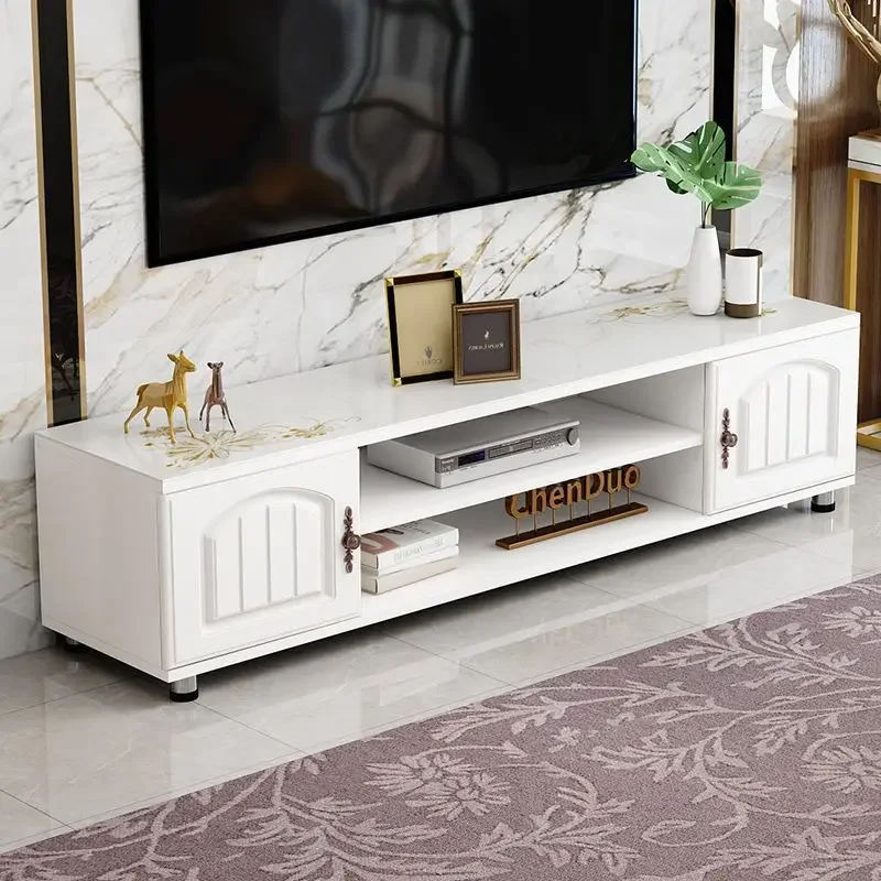 

European TV cabinet coffee table combination bedroom light luxury small apartment simple mini modern minimalist living room