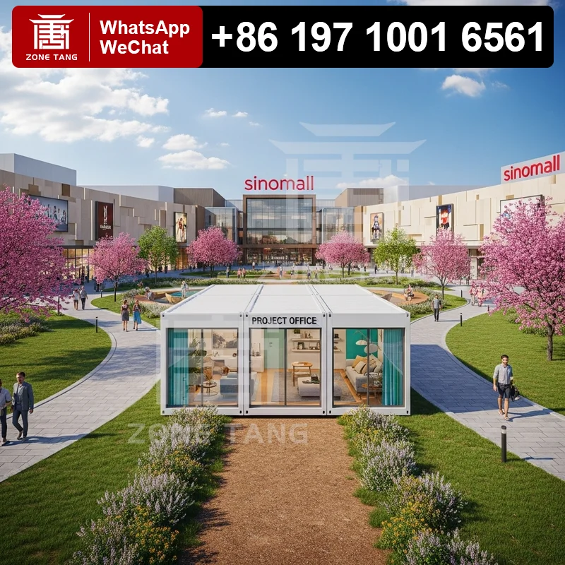 

Luxury Flat Pack House Temporary Office Homes For Sale Container Home Detachable Rapid Assembly Manufactured Homes Repairable