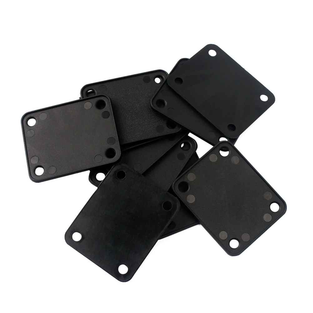 

10 pcs Gasket Plastic Durable Fit Neck Plate Guitar Neck Plate Bass 4 Bolt Joint Board Guitar Parts