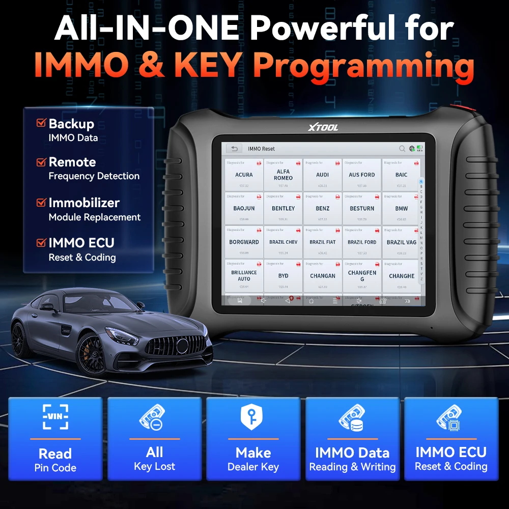 Picture 4: XTOOL X100PAD3 SE IMMO Auto Key Programming Car Diagnostics Tools with 40+ Reset ECU Coding & Active Test All Systems Diagnostic