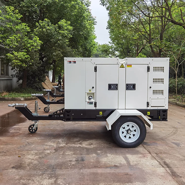 Low Price 50Kw Super Silent Generator Set Mobile Type ’Diesel Generator Soundproof 40kw 60kw 80kw