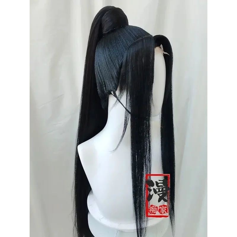 3-d5'v6-h\peluca-personalizada-de-jin-zixuan-gran-maestro-de-la-cultivacion-demoniaca-peinado-de-cola-de-caballo-larga-negra-comic-con-parr-6b8'j\f
