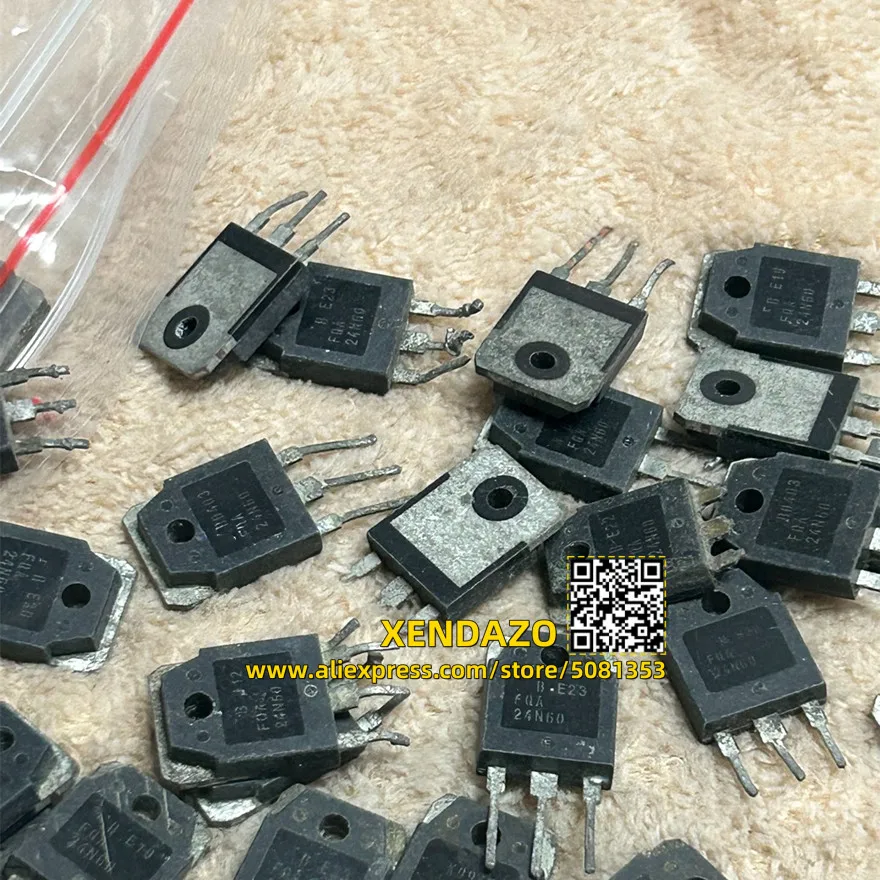 10pcs/lot  FQA24N60 MOSFET N-CH 600V 24A TO-3P TO-247