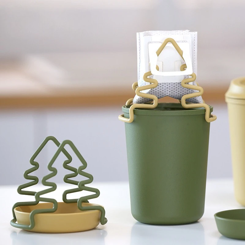 

Tree Shaped Hanging Ear Coffee Rack Stainless Steel Drip Rack Bar Desktop Decoration Home Coffee Enthusiast Coffee Bar Decor