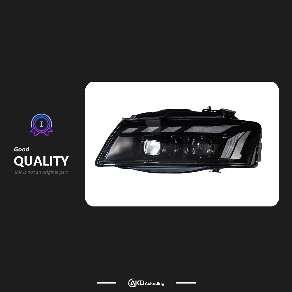 Head Light For Audi A5 2008-2012 RS автомобильные товары Head Lamp LED Lights Car Accessories Audi A5L Headlights