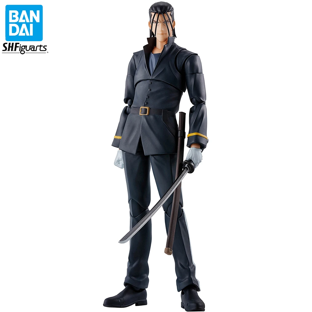 

Original BANDAI S.H.Figuarts Hajime Saito (Rurouni Kenshin) 165 mm Nice Collectible Anime Action Figure Model Toys