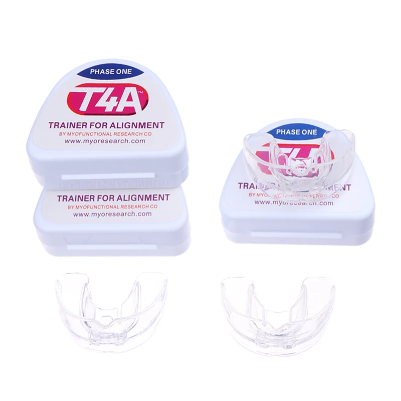 Three Stages Teeth Retainer Tooth Invisible Straightenin Orthodontic Set Silicone Dental Appliance Mouth Guard Braces Tooth Tray