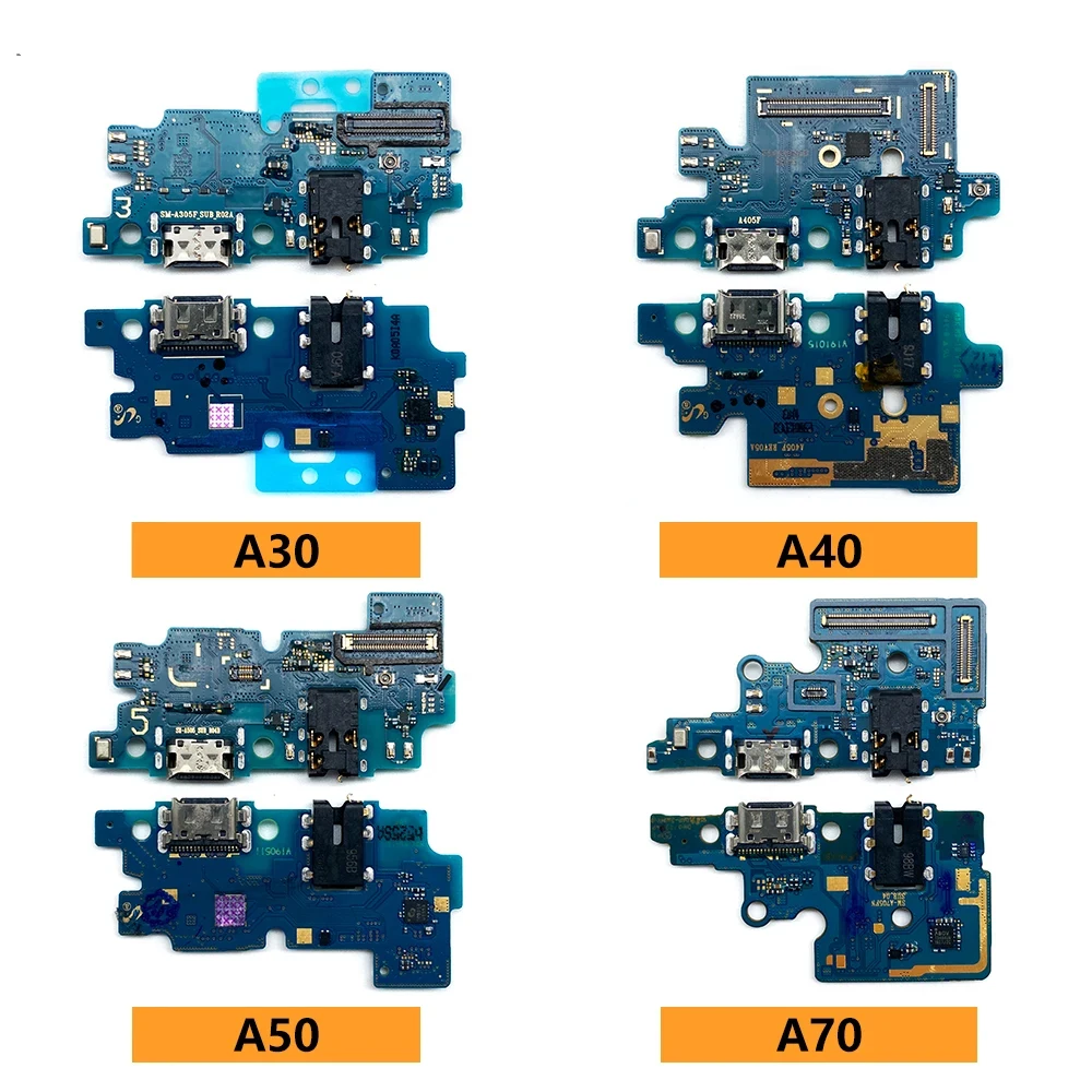 For Samsung A01 Core A10 A10E A11 A20 A20E A30 A40 A50 A70 A80 A90 USB Charger Charging Port Connector Board Flex