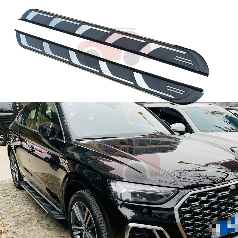 Hot Selling 2PCS Aluminum Running Boards Side Steps Nerf Bars Side Pedals Protector Fits for Honda CRV CR-V 2012-2016