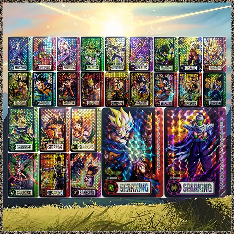 Japan Anime Dragon Ball DIY ACG Broli Bejita Yonsei Android 17 Son Goku Krillin Android 18 Collectible Cards Birthday Toy Gift