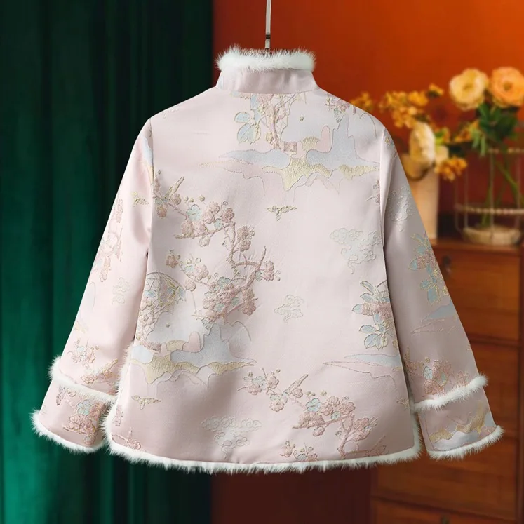 Spring Holiday Winter Coat Chinese Women Tangsuit Jacket