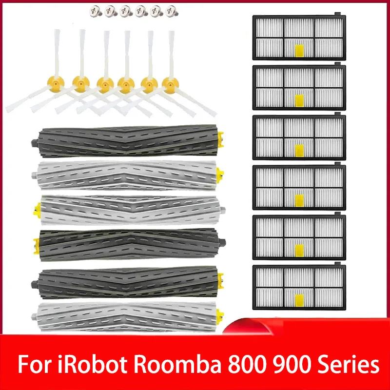 Main Side Brushes HEPA Filters For iRobot Roomba 800 900 Series 805 864 871 891 960 961 964 980 Vacuum Cleaner Parts Accessories