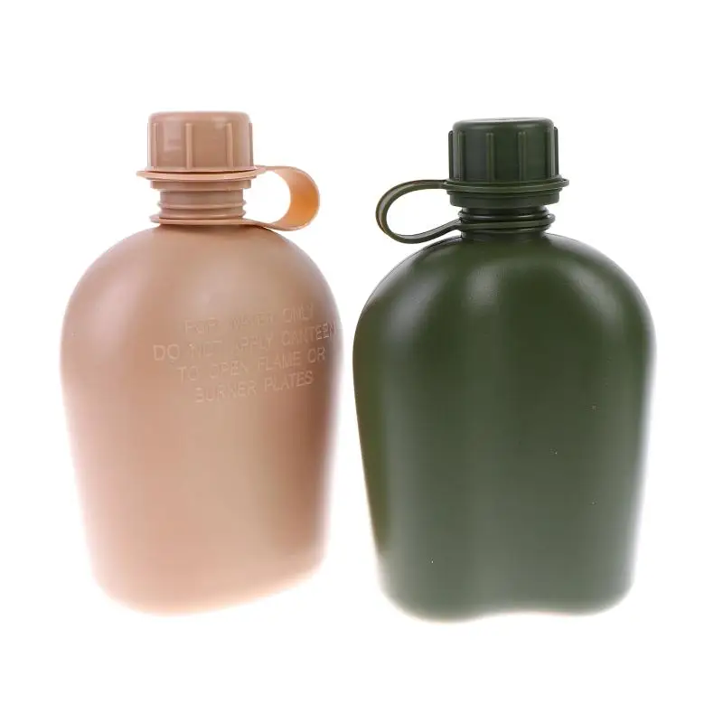 Tactical Water Bottle Large Capacity Military Canteen Leakproof BPA Free for Hiking Camping Outdoor Survival Gear