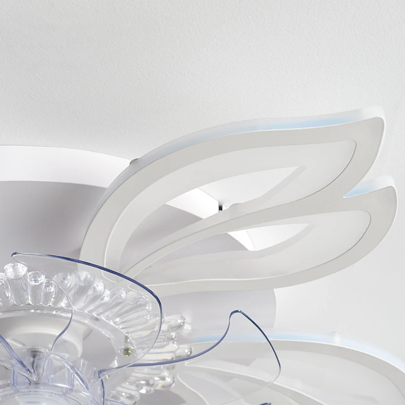 Neue ventilator led pendel leuchte moderne led pendel leuchte für wohnzimmer, schlafzimmer, studio ventilator led pendel leuchte dimmbar weiß