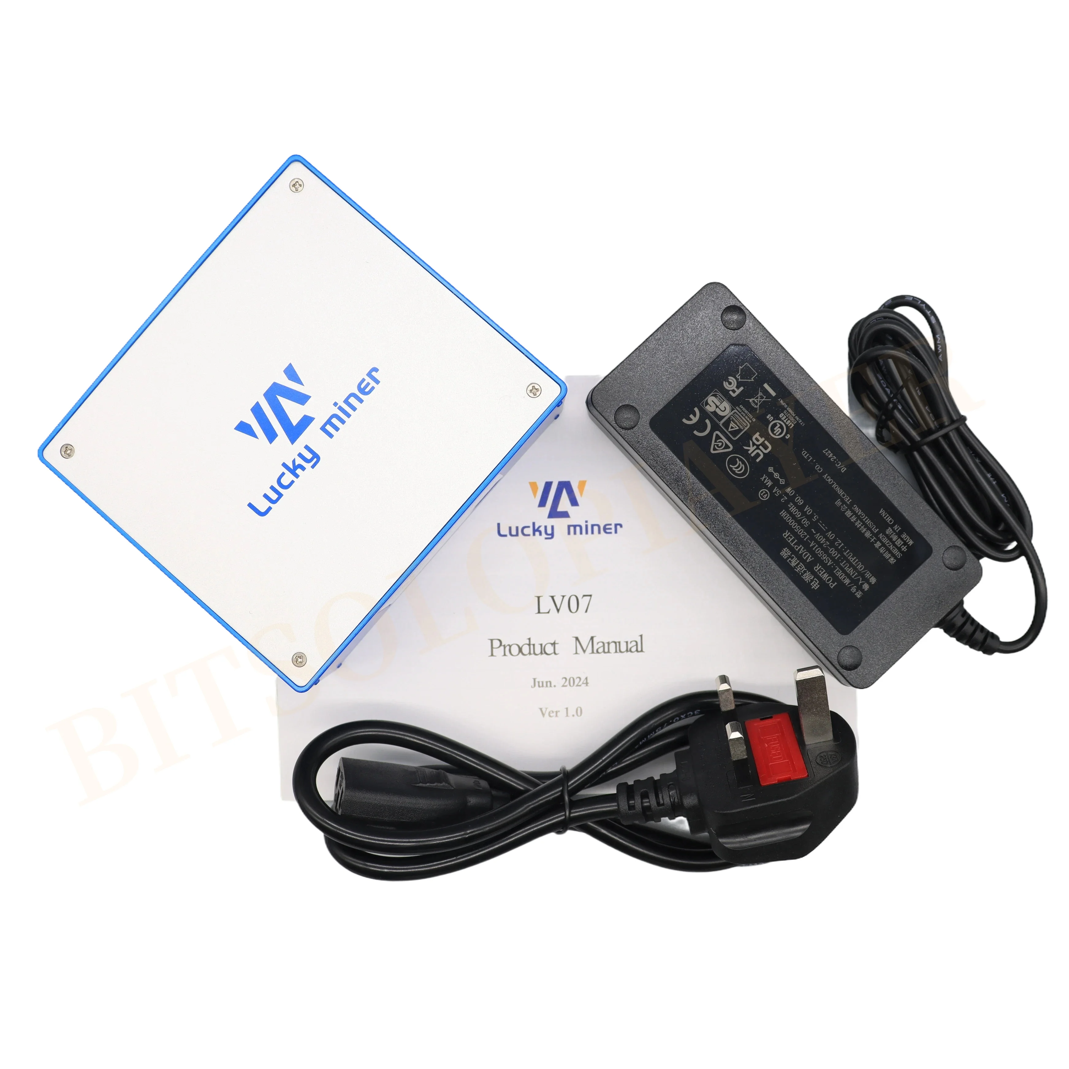bitcoin mijnwerker Lucky Miner LV07 1TH/S 26W SHA-256 Algoritmus Crypto Solo Asic Cryptocurrency-mijnwerkers