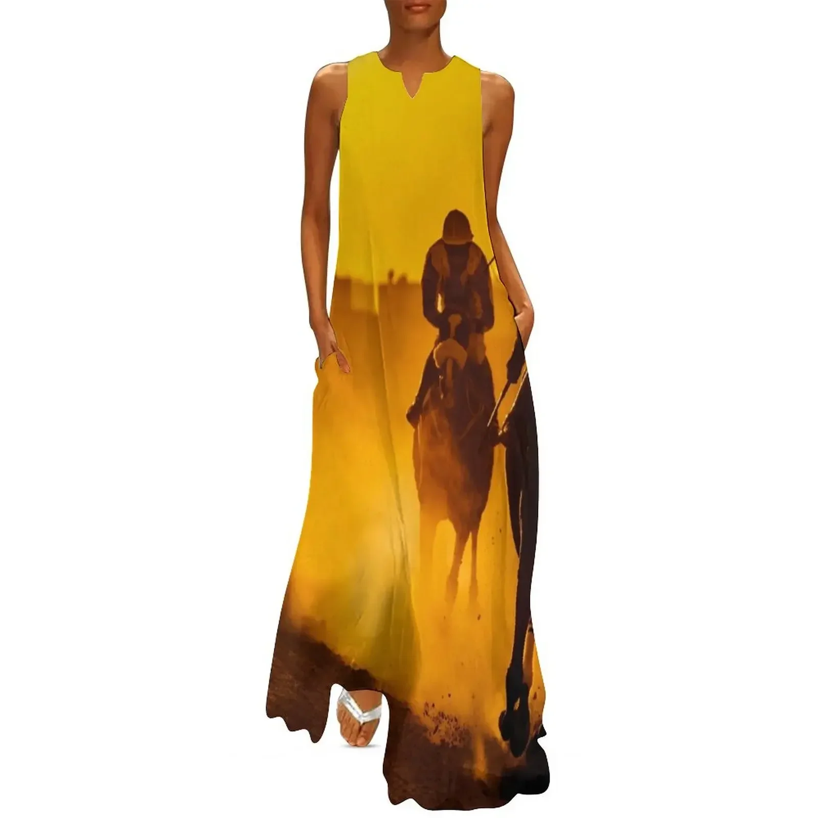 

Horse Riding Horse Racing Jockey Long Dress party dress women elegant luxury women party dresses Summer women's clothing Dress