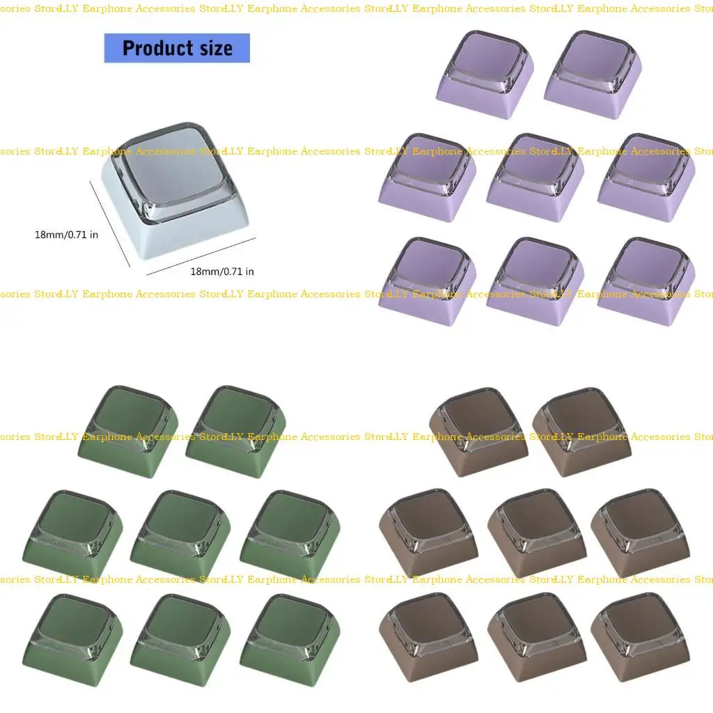 

462e 8pieces xda Высота клавиш набор износостойкий PBT+ПК для механических клавиатур