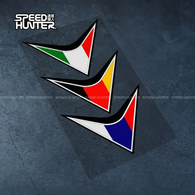 

Flags of Italy Russia Germany Austria France Vinyl Car Stickers Windshield Funny Reflective Stripe Auto Decals To Cover Scratch