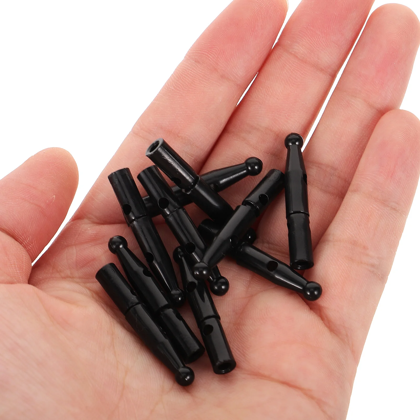 

10Pcs Rain Umbrella Bone Covers Plastic Tail Beads for Folding Umbrella Accessories Repair Sturdy Not Easy to Deform Smooth Fit