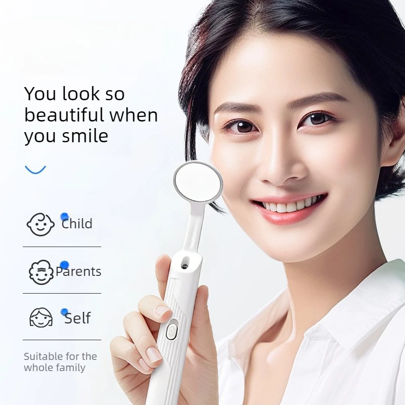 Anti Fog Oral Mirror Dental Endoscope Dental Viewing Mirror Round Mini Mirror Makeup Mirror Detachable Inspection Tool