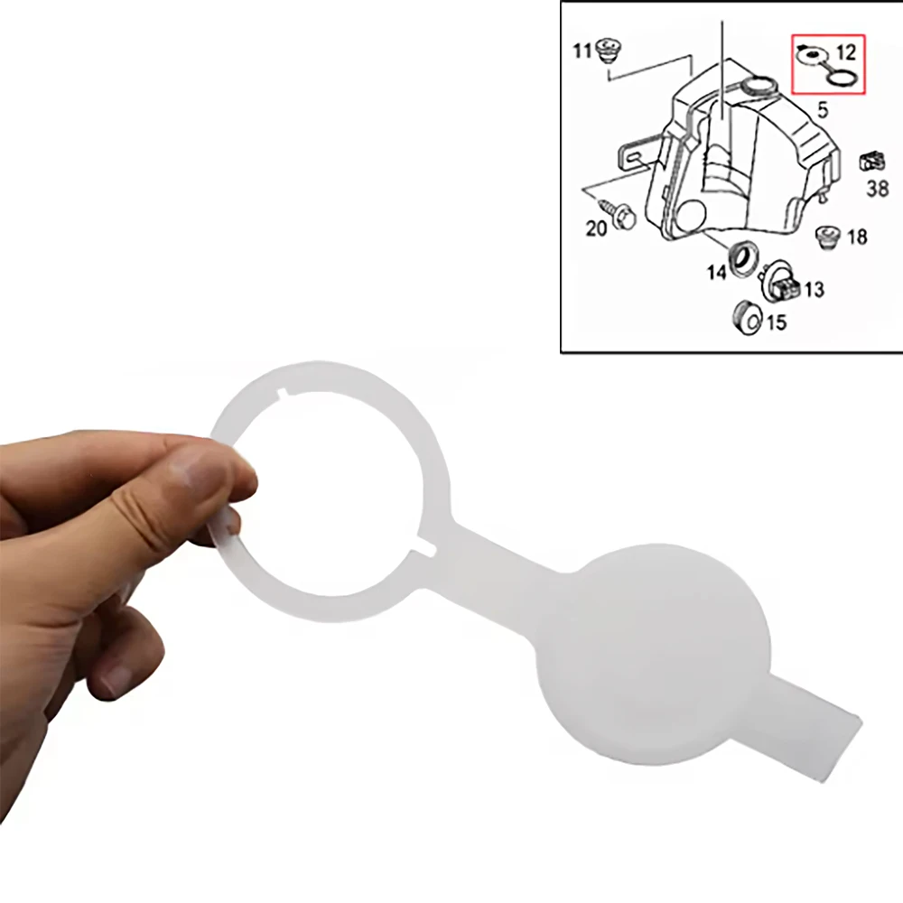 A1638690508 Car Windshield Wiper Washer Fluid Reservoir Tank Cap for Mercedes-Benz ML-CLASS W163 ML320 ML350 ML430 ML500 ML55