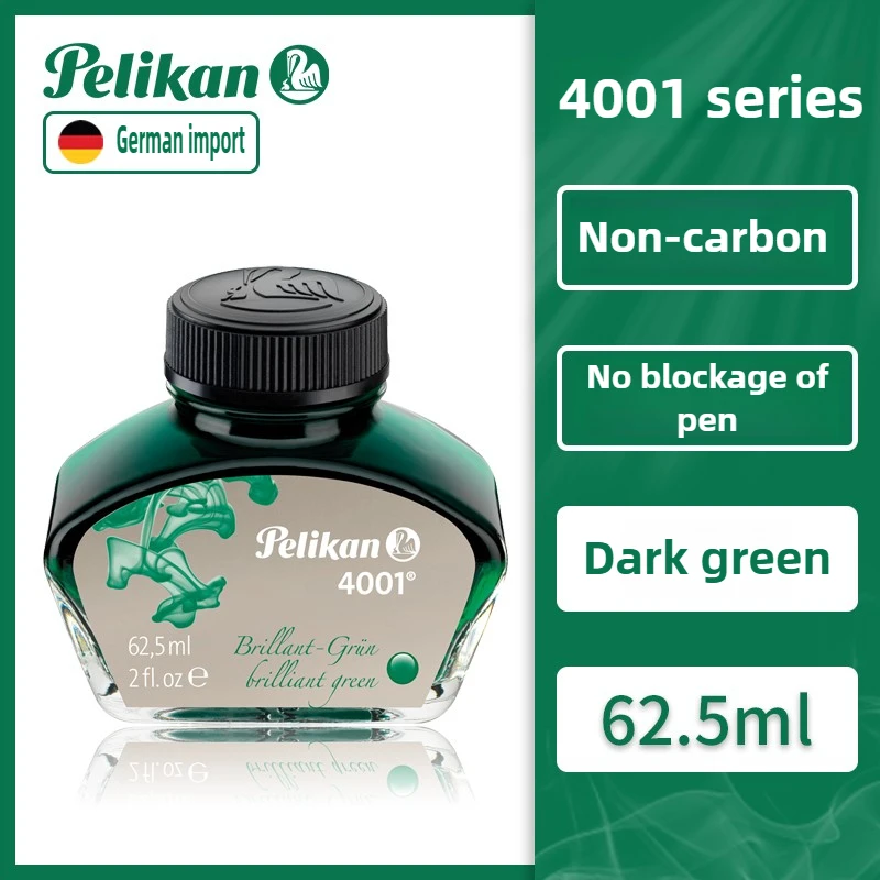 

Pelikan 4001 серии 9 цветов 62,5/30 мл Германия чернила для авторучки без засорения без углерода для канцелярских принадлежностей JINHAO, школьных принадлежностей