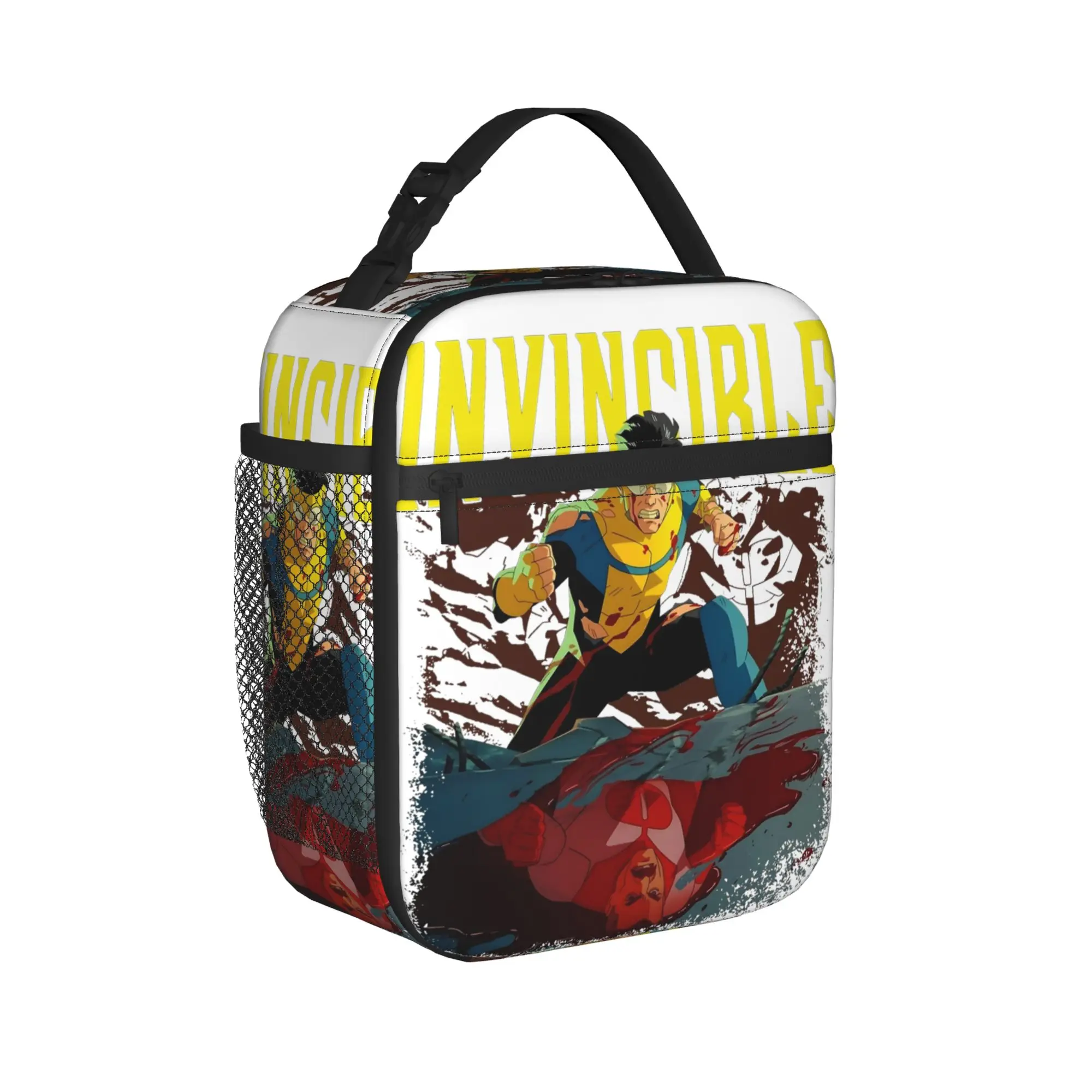 Invinci-bles Mark Grayson Hero Insulated Lunch Bag Large  Meal Container Cooler Bag Tote Lunch Box College  Outdoor Men Women