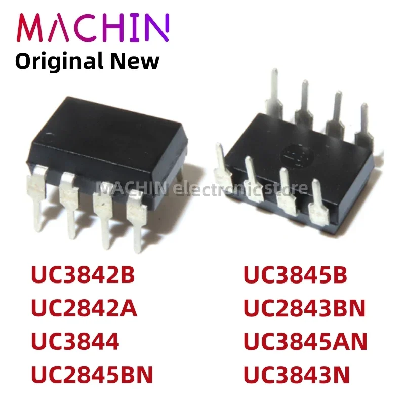 1pcs UC3842B UC2842A UC3844 UC2845BN DIP8 UC3845B UC2843BN UC3845AN UC3843N DIP-8 Nuevo IC Original