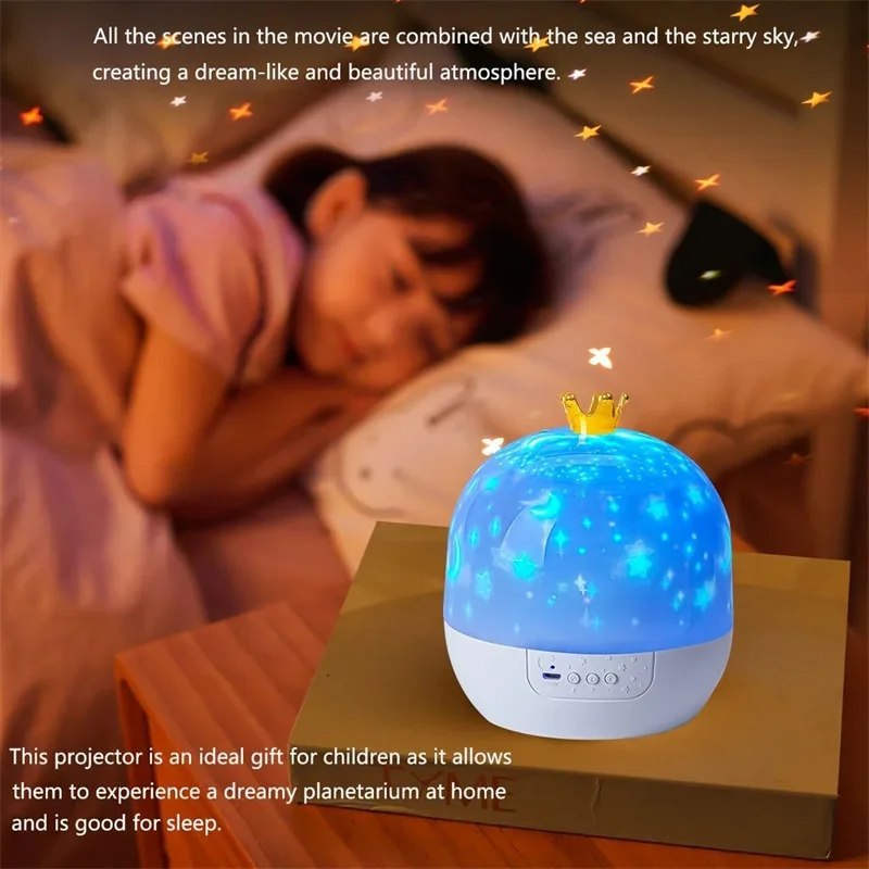 Galaxy Projector, LED Night Light Star Projector with 360° Rotating for Kids Birthday, Christmas Gifts, Room Decor Night Lamp