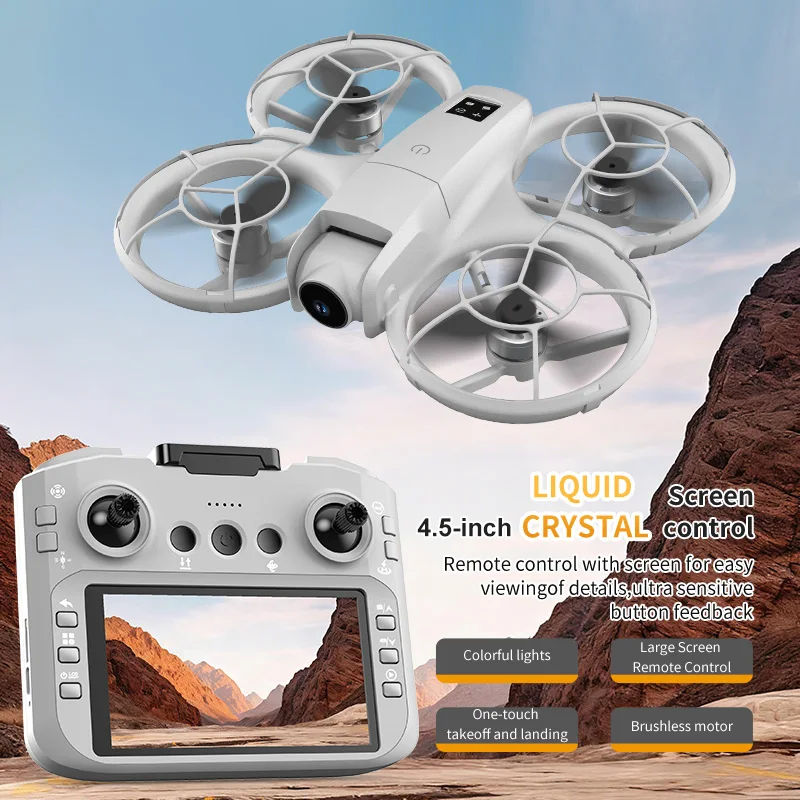 New H137 PRO Drone 4K Professional HD Dual Camera Aerial Screen Remote Control Aircraft 5G Brushless Motor Quadcopter Toys UAV