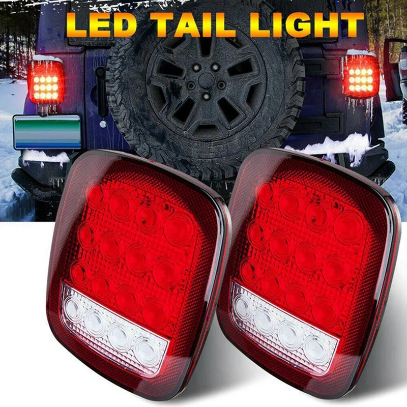 

LED Tail Light Rear Light Brake Bumper Reverse Turn Signal For Jeep Wrangler JK TJ CJ YJ