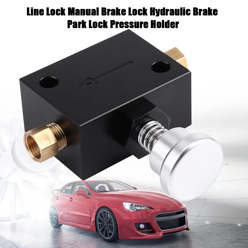 Line Lock Manual Brake Lock Hydraulic Brake Park Lock Pressure Holder For Cars Trucks