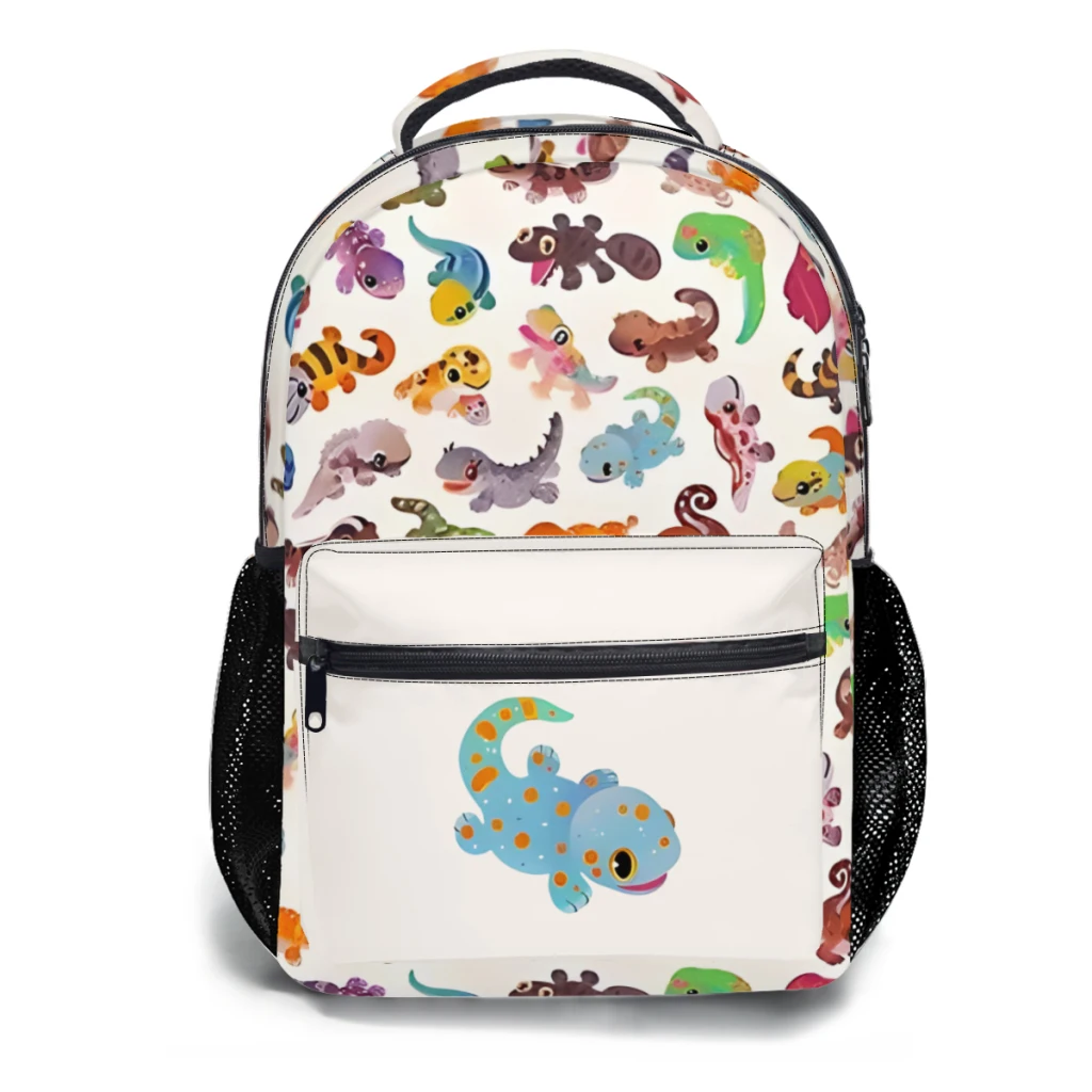 Gecko - bright New Female Fashion High Waterproof College Backpack Laptop Travel Book Bag 17inch