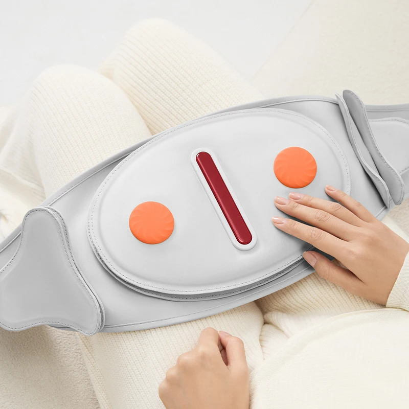 New smart waist support massager graphene heating red light 5000mAh Type-C wireless waist support belt