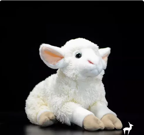 

26cm Little Soft sheep doll simulation sheep doll simulation animal model plush toy For Children Birthday Gift