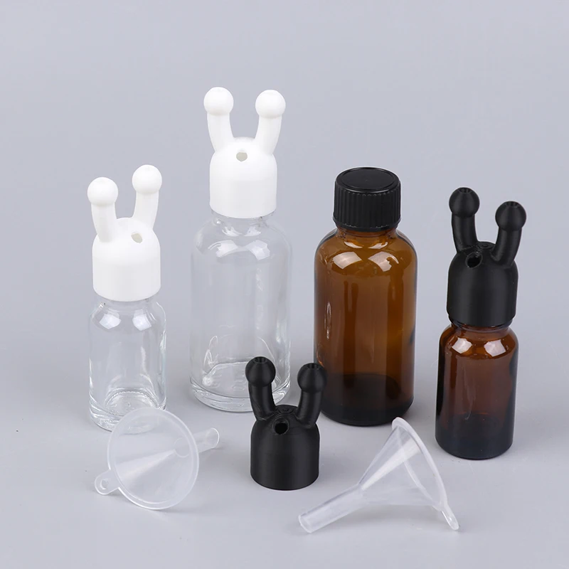 

10/30ML Aroma Essential Oil Inhaler Cap Mini Essential Oil Perfume Inhaler Dispenser Leakproof Bottle Essential Oil Inhaler