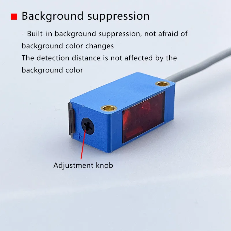 PARMA Background Suppression Diffuse Photoelectric Sensor Photoelectric Switch Visible Laser 300mm/GQ9-BG300N