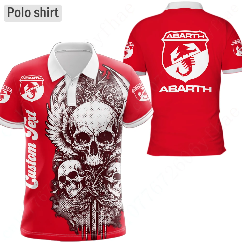 

Abarth Harajuku Golf Wear Unisex Clothing Anime T Shirt For Men Casual Polo Shirts And Blouses Quick Drying Short Sleeve Top