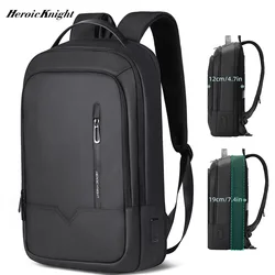 Heroic Knight Slim Man Laptop Backpack Waterproof School Bag With USB Charging For Boys Teenagers Luxury Backpack Men On Work