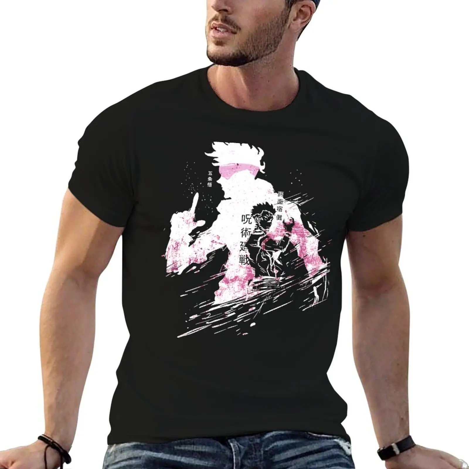 Gojo T-Shirt oversized graphic tee topping mens graphic t-shirts anime