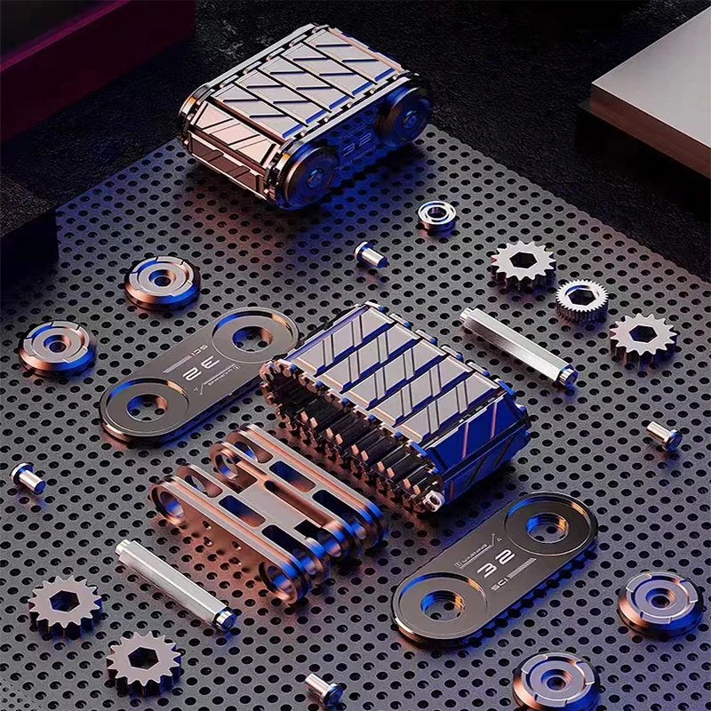 Tank Roller Fidget Spinner EDC Metall Hand Spinner Erwachsene Zappeln Spielzeug ADHS Werkzeug Angst Stress Relief Spielzeug Büro Schreibtisch Spielzeug