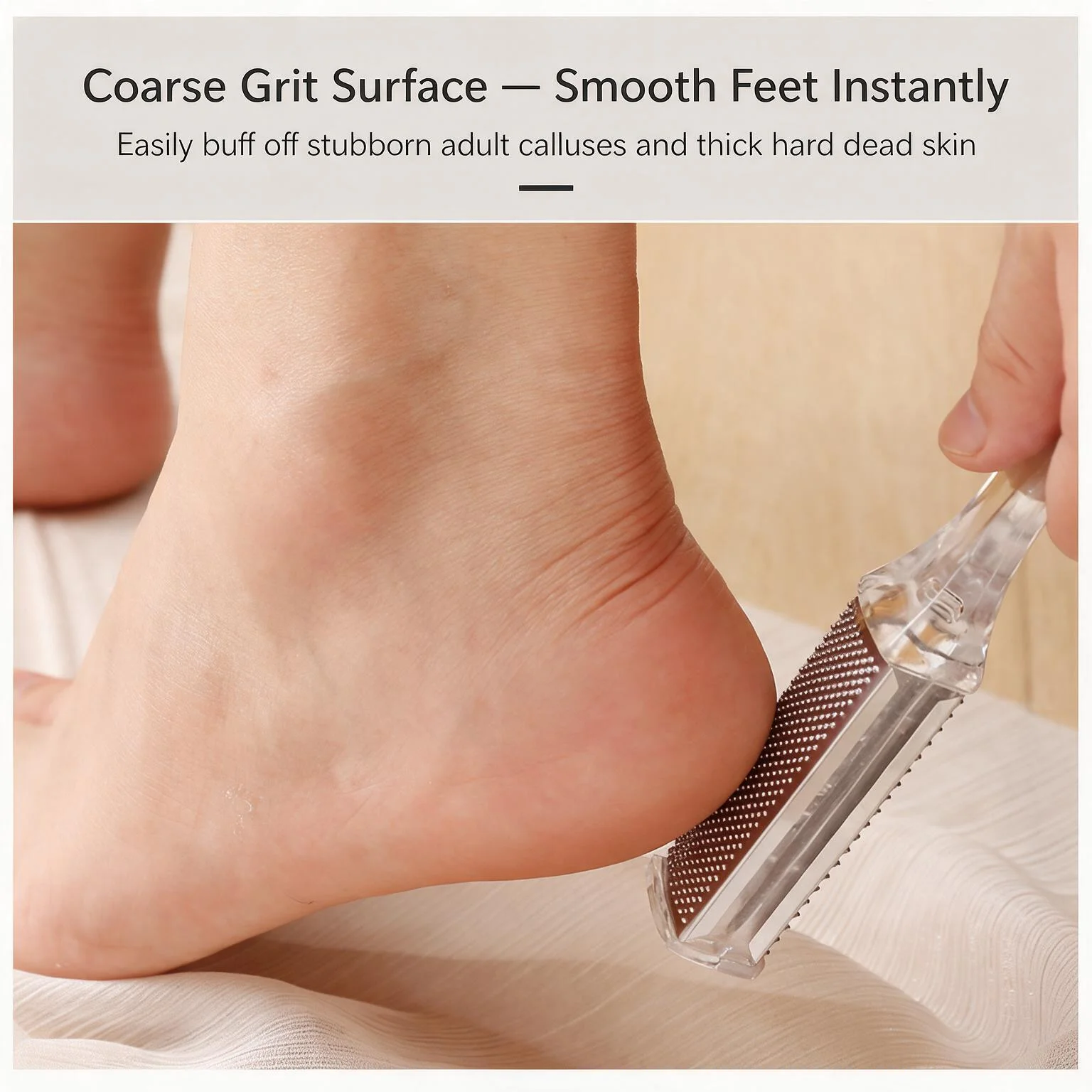 1PCS Wet Dry Dual Use Foot Rasp Foot File Callus Remover Remove Dead Skin Hard Corns Cracked Heels Home Pedicure Foot Care Tool