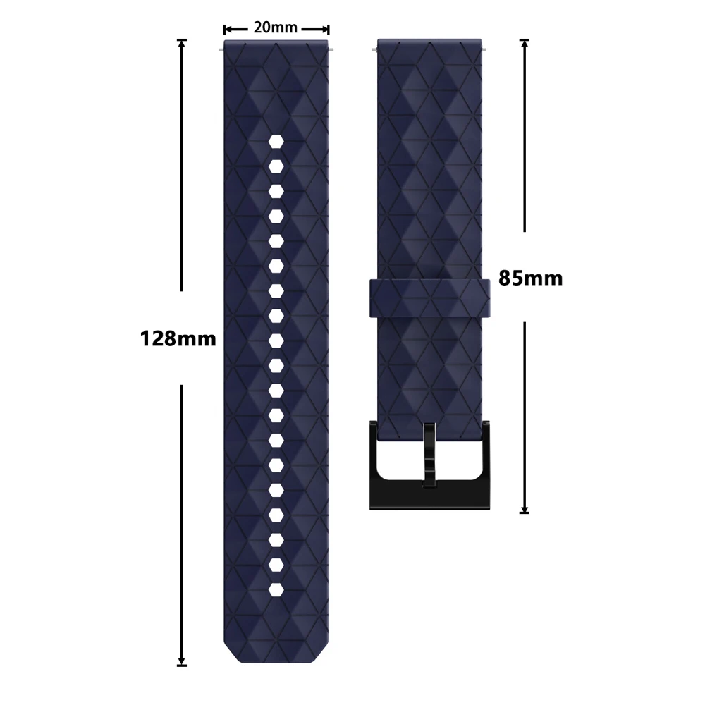 20 22mm Soft Silicone Band For Garmin Forerunner 265 255 245 645 Misic Venu 3 2 Plus Sq/Vivoactive 5 4 Bracelet Strap Watchband