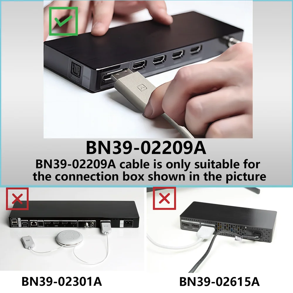 Новый соединительный кабель BN39-02209A BN39-02209B для BN96-44183A BN91-17814A BN91-17814W, совместимый с телевизором Samsung MU7000 MU800 MU9000