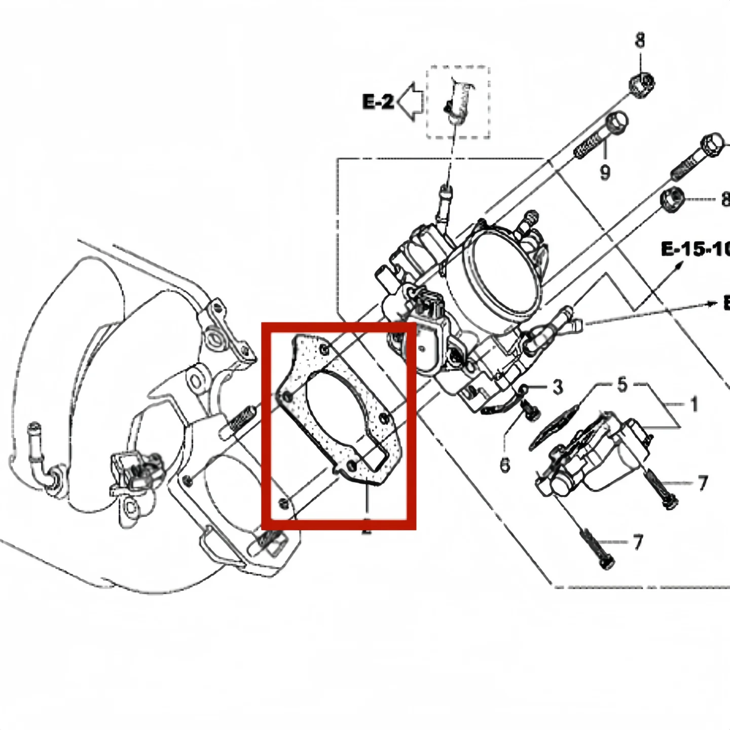 16176-RAA-A01 16176RAAA01 New for Honda ODYSSEY 2005-2008 ACCORD 2004-2007GASKET,THROTTLE BODY Accessories Component
