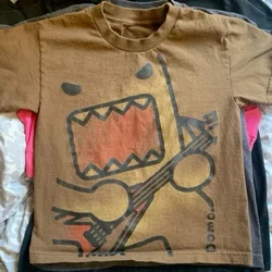Y2k tops pro choice oversized short goth t shirt men clothing Harajuku vintage domo graphic t shirts gothic streetwear
