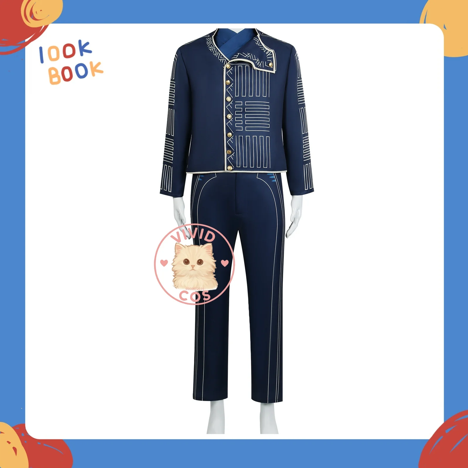 

Prince Fiyero Suit Ensemble Cosplay Costume Anime - Licensed Full Men's Clothing Set Animation Slim-fit Outfits Role-playing