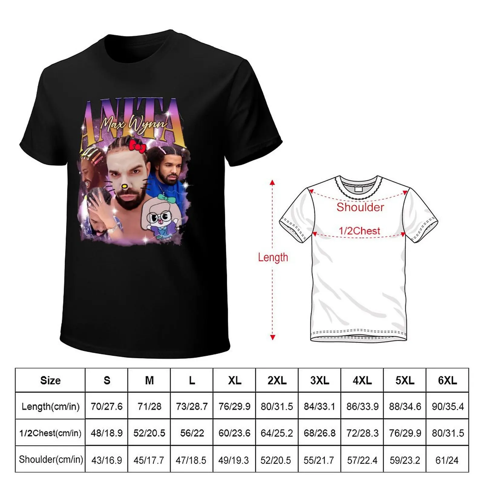 Anita Max Wynn Retro T-Shirt Plus Size Loose Fit T-Shirt