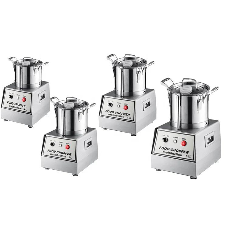 2024 Multifunctional Electric Food Chopper Machine For Food Vegetable Meat Bean Commercial Using Cutter Machine Vegetable