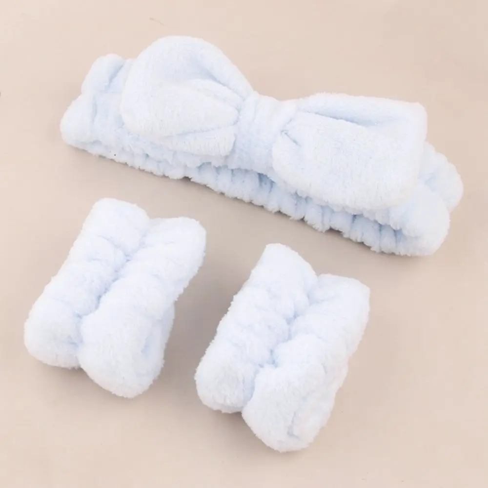 Face Washing Wristbands Skincare Spa Accessories Water Absorbent Towel Cuffs Prevent Water Dripping Sweatband Sports Wristlet